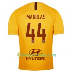 Koszulka AS Roma Manolas 44 Trzeci Koszulki Piłkarskie 2018-2019 Krótki Rękaw